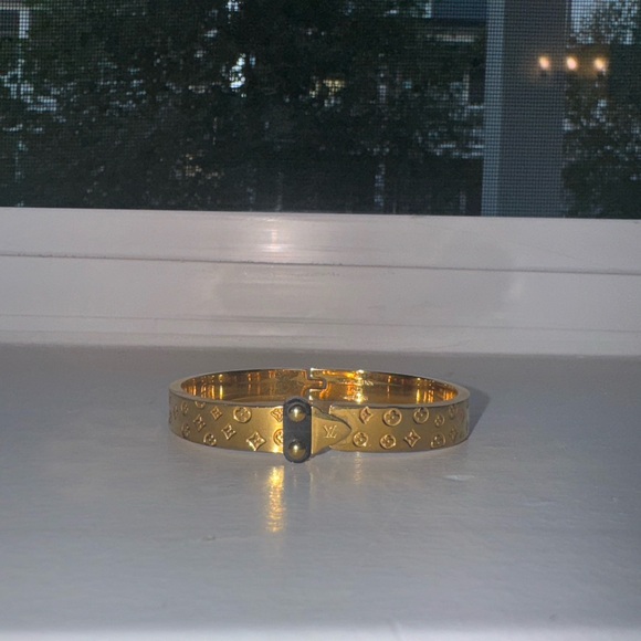 Louis Vuitton Gold Cuff Bracelet - Picture 1 of 6